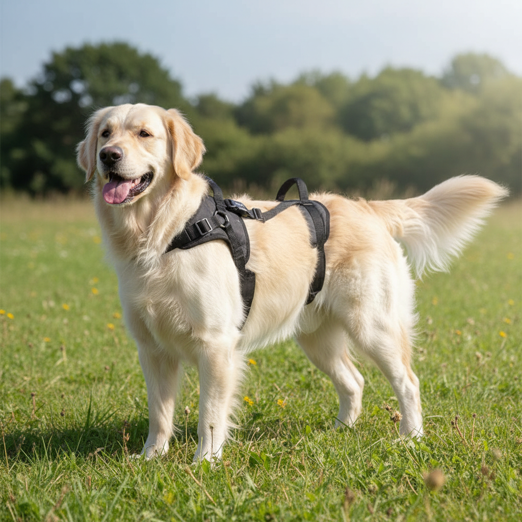 Padded Support Harness With Front and Rear Handles -  Helps Dogs With Mobility Issues